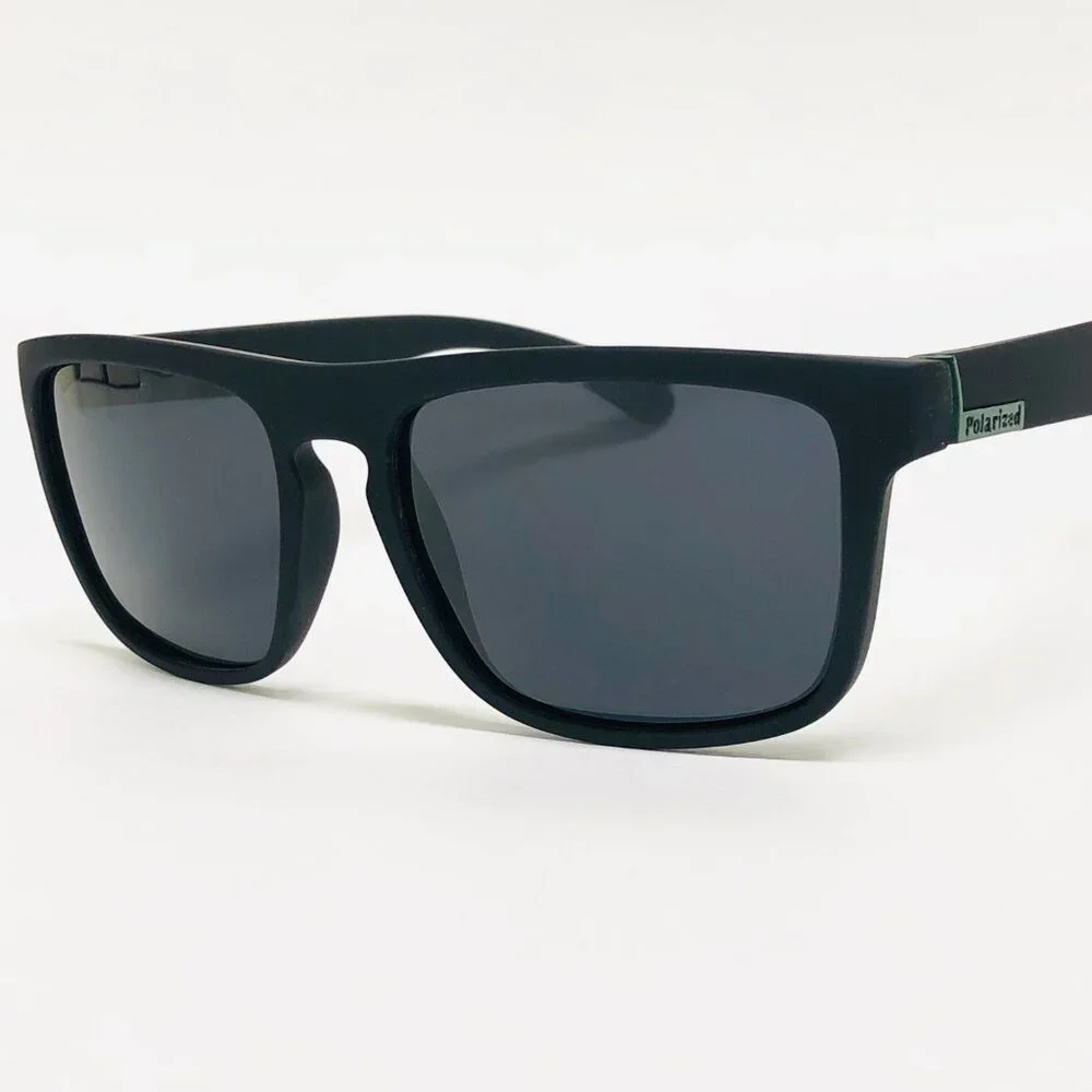 Men Sports Sunglasses Polarized Retro Black Lens Outdoor Driving Light Weight‎